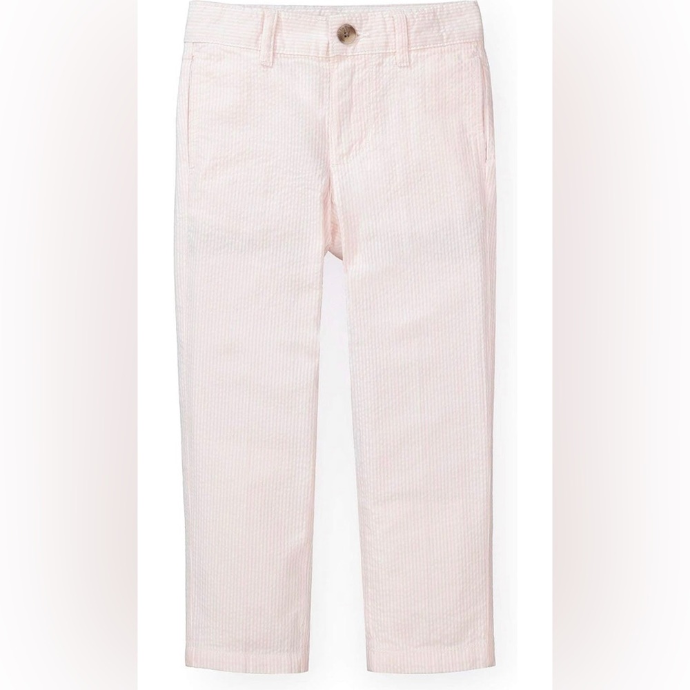 Boys Pin Striped Seersucker Suit Pant- Size 7